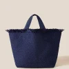 Shoulder Bags<NAGHEDI Havana Beach Tote Ink Blue