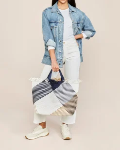 Shoulder Bags<NAGHEDI Havana Beach Tote Graphic Geo Somerset