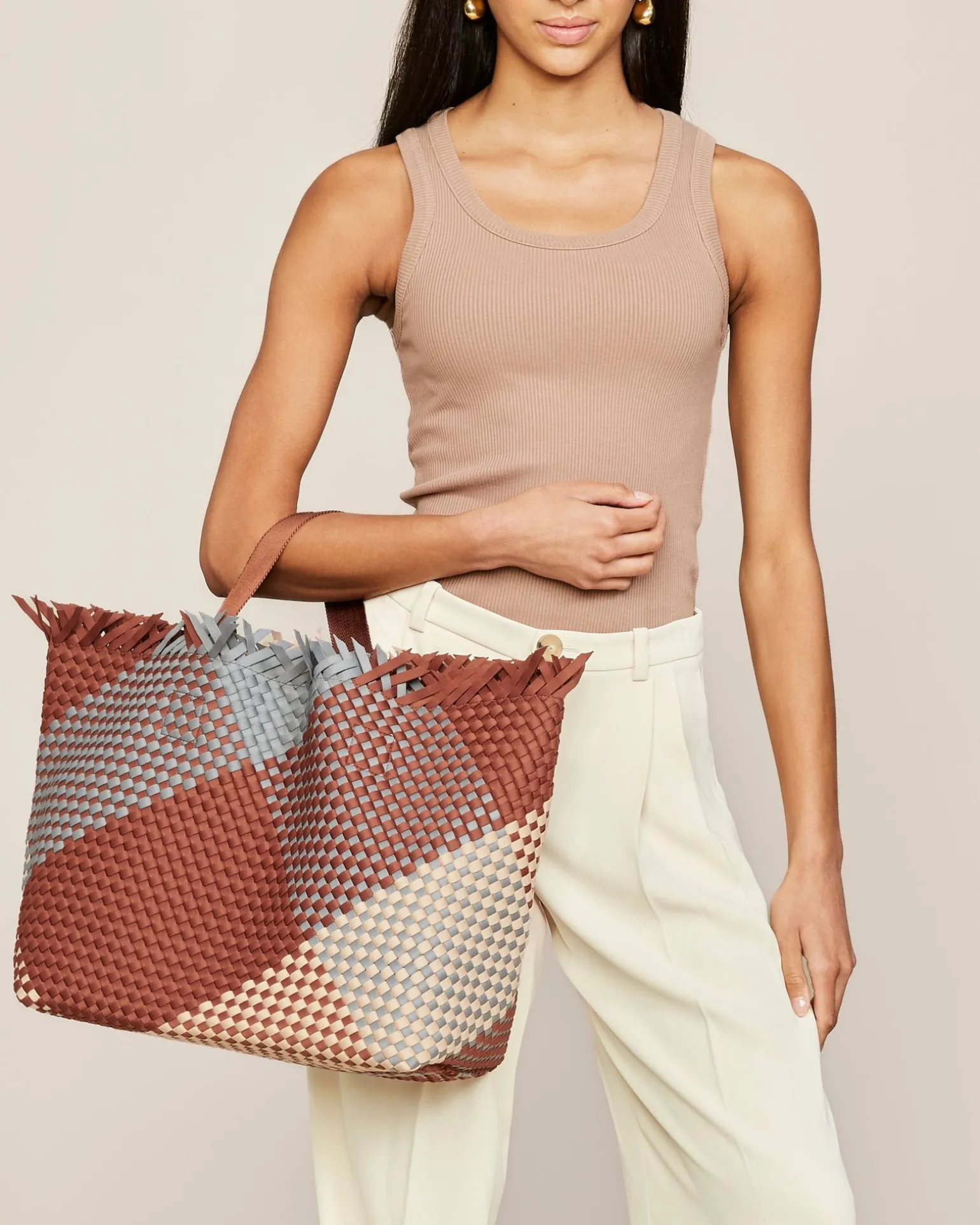 Totes<NAGHEDI Havana Beach Tote Graphic Geo Taos