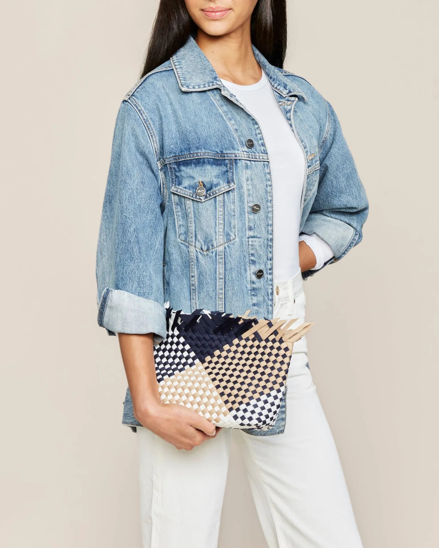 Clutches<NAGHEDI Havana Clutch Graphic Geo Somerset