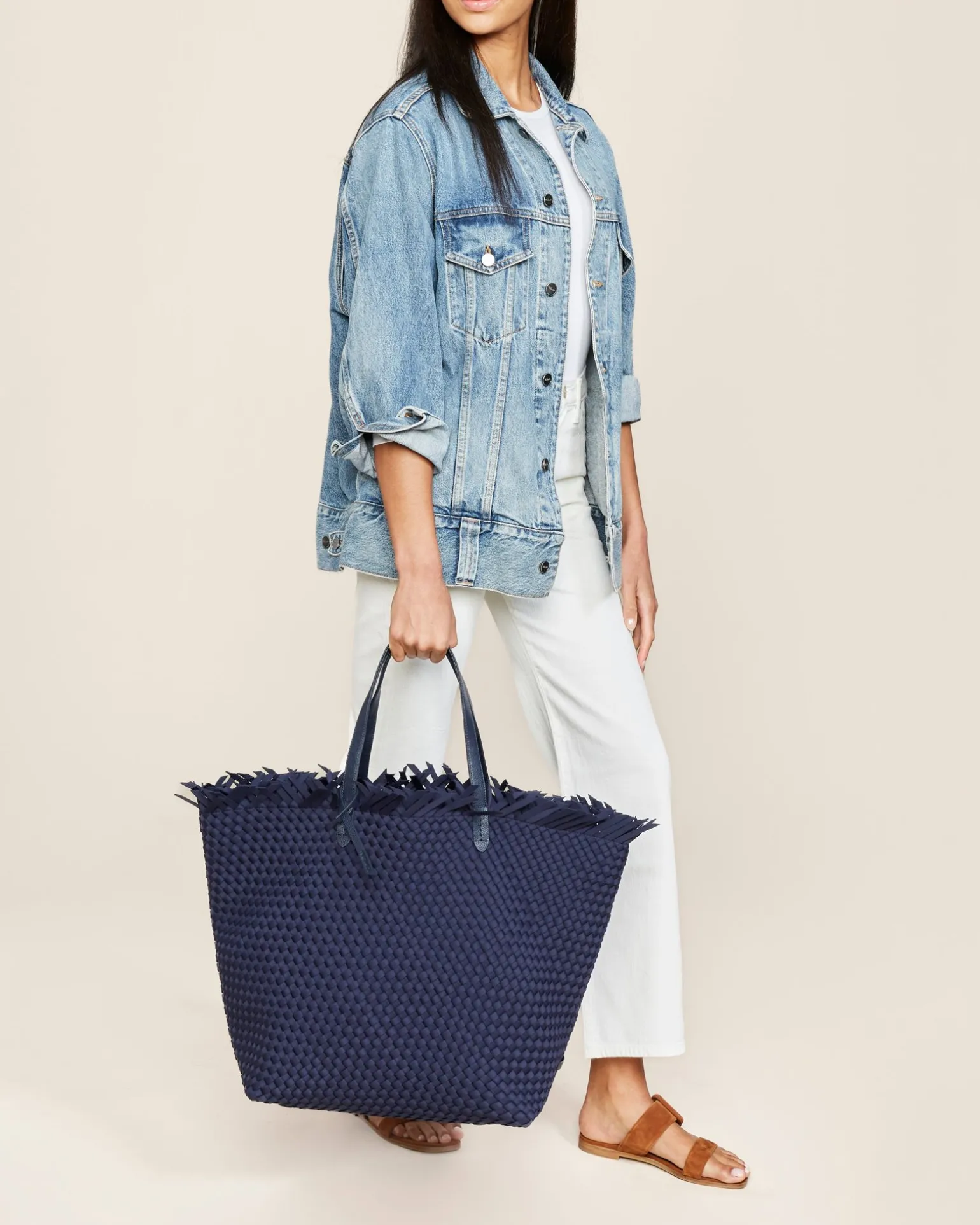 Totes<NAGHEDI Havana Travel Tote Ink Blue