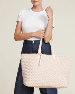 Shoulder Bags<NAGHEDI Jetsetter Large Tote Shell Pink