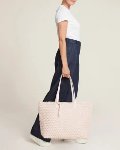 Shoulder Bags<NAGHEDI Jetsetter Large Tote Shell Pink
