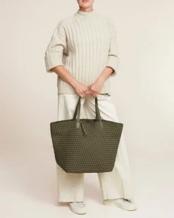Totes<NAGHEDI Jetsetter Large Tote Olive