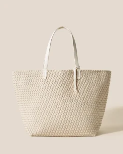 Shoulder Bags<NAGHEDI Jetsetter Large Tote Ecru