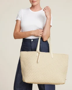 Shoulder Bags<NAGHEDI Jetsetter Large Tote Ecru