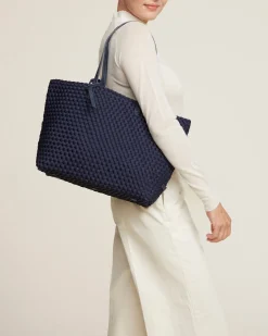 Totes<NAGHEDI Jetsetter Small Tote Ink Blue