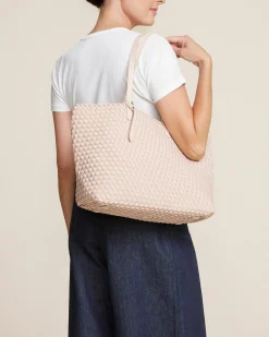 Shoulder Bags<NAGHEDI Jetsetter Small Tote Shell Pink