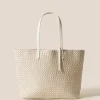 Totes<NAGHEDI Jetsetter Small Tote Ecru