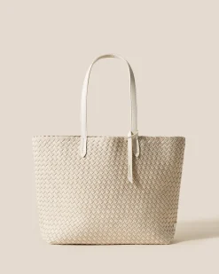 Totes<NAGHEDI Jetsetter Small Tote Ecru