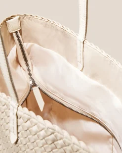 Totes<NAGHEDI Jetsetter Small Tote Ecru