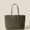Shoulder Bags<NAGHEDI Jetsetter Small Tote Olive