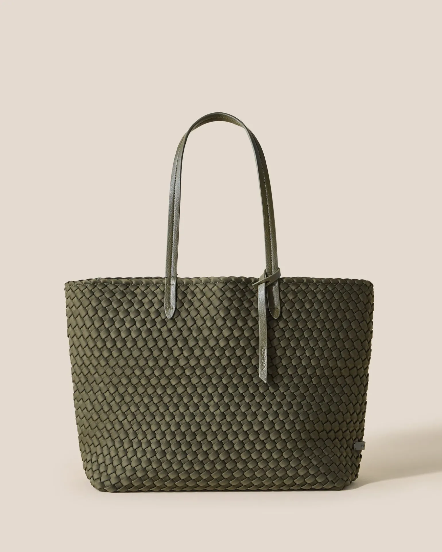 Totes<NAGHEDI Jetsetter Small Tote Olive