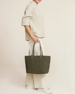 Totes<NAGHEDI Jetsetter Small Tote Olive