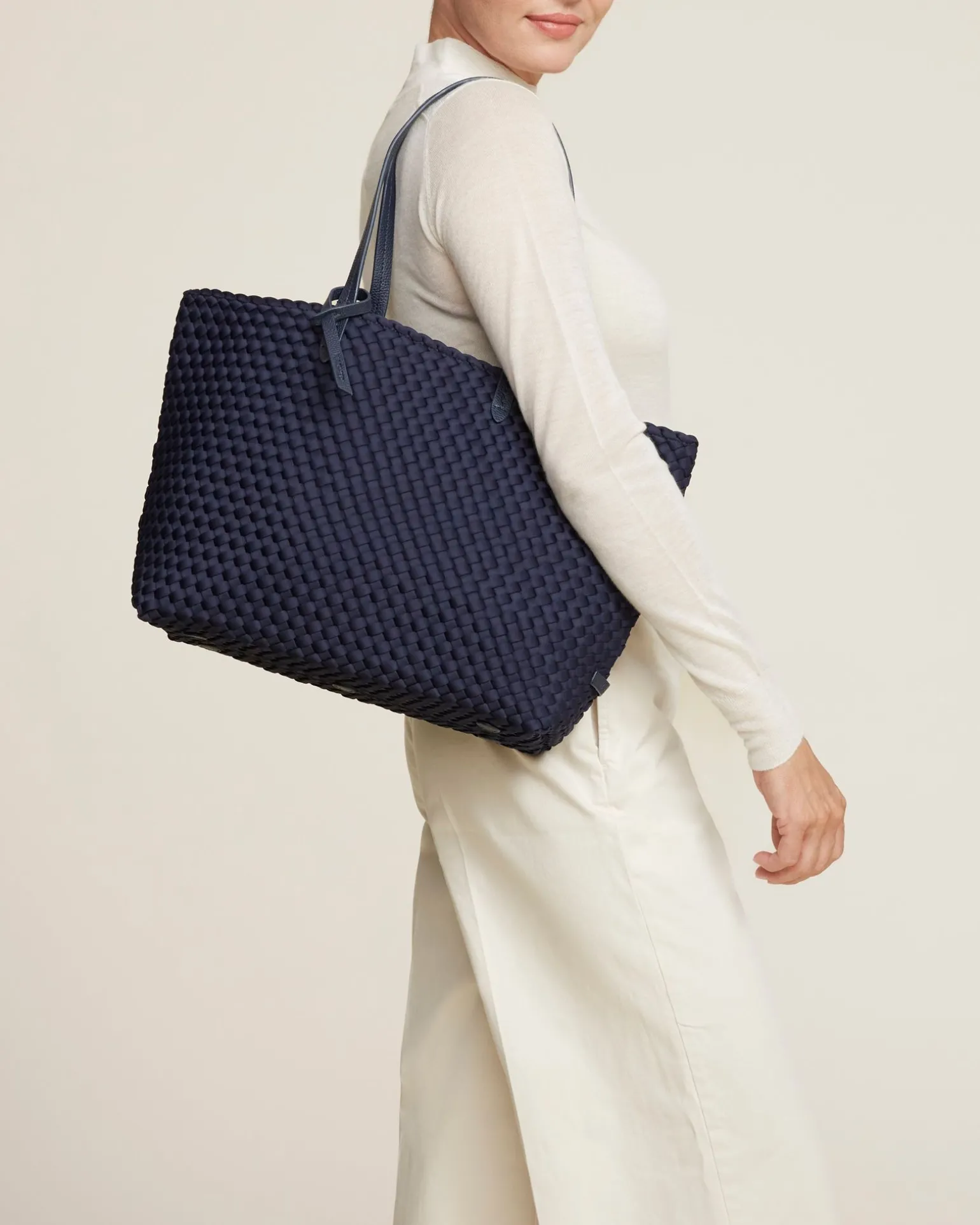 Shoulder Bags<NAGHEDI Jetsetter Small Tote Ink Blue