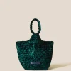 Clutches<NAGHEDI Kyoto Clutch Velvet Emerald