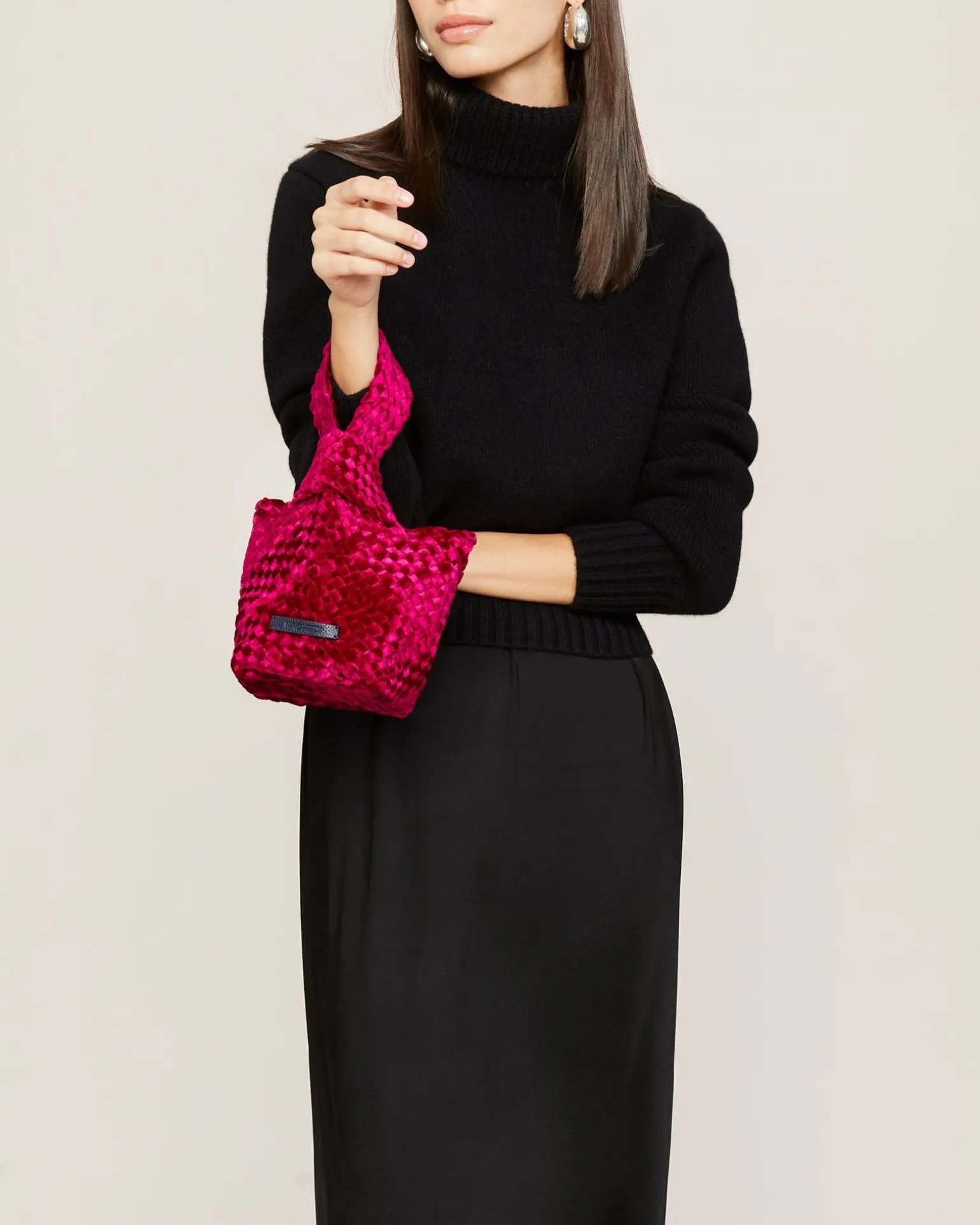 Clutches<NAGHEDI Kyoto Clutch Velvet Crush