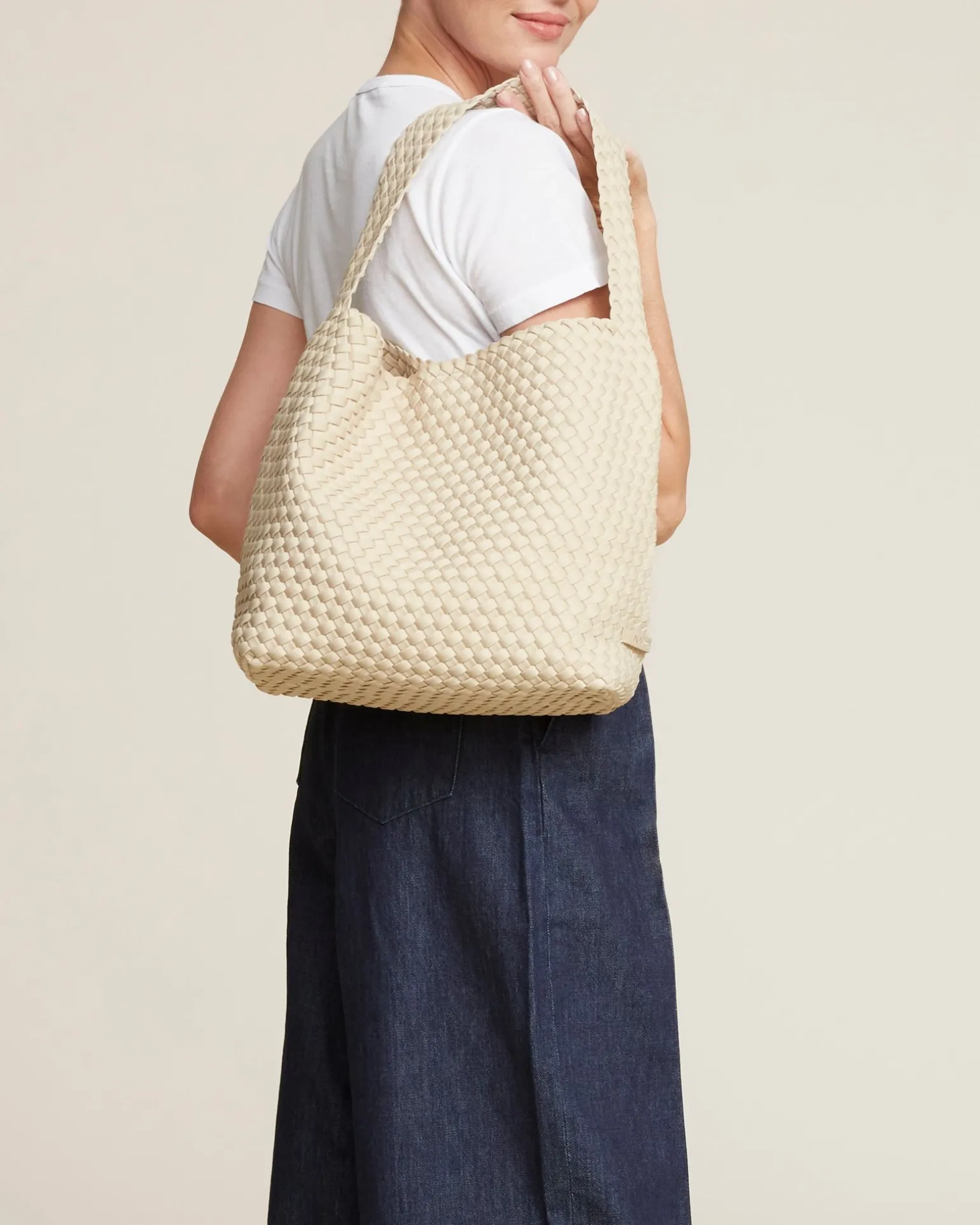 Totes<NAGHEDI Nomad Hobo Ecru