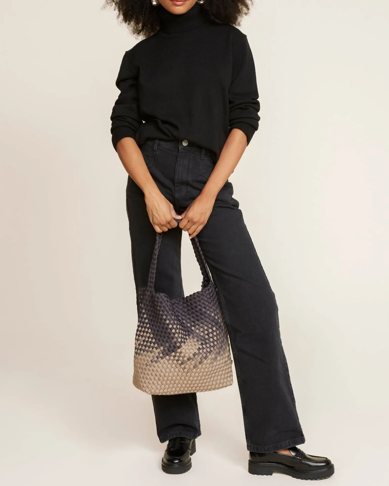 Totes<NAGHEDI Nomad Hobo Graphic Ombre Mahal
