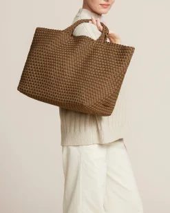 Shoulder Bags<NAGHEDI St. Barths Large Tote Mink