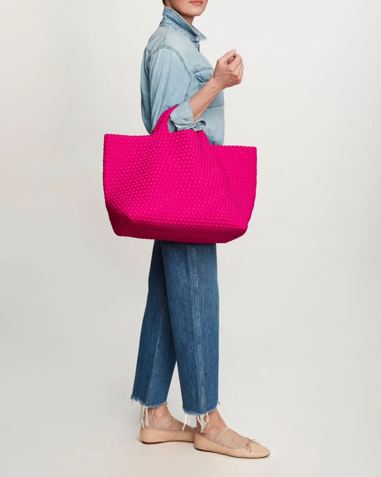 Totes<NAGHEDI St. Barths Large Tote Miami Pink