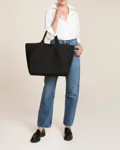 Shoulder Bags<NAGHEDI St. Barths Large Tote Onyx