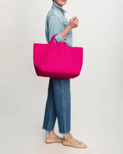 Shoulder Bags<NAGHEDI St. Barths Large Tote Miami Pink