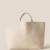 Shoulder Bags<NAGHEDI St. Barths Large Tote Ecru