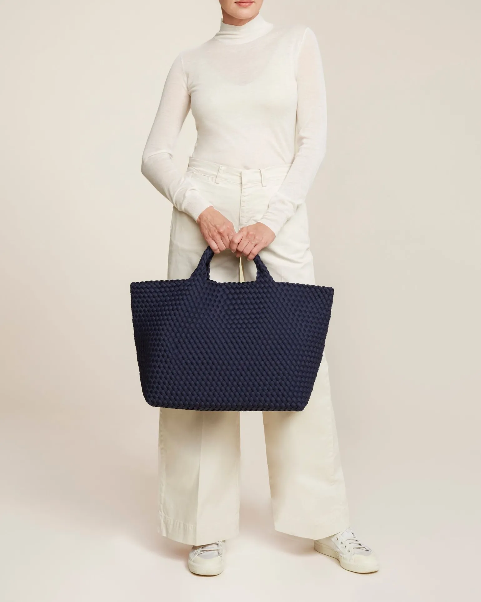 Shoulder Bags<NAGHEDI St. Barths Large Tote Ink Blue