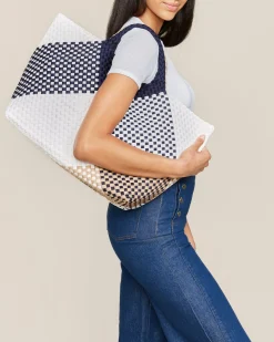 Shoulder Bags<NAGHEDI St. Barths Large Tote Graphic Geo Somerset