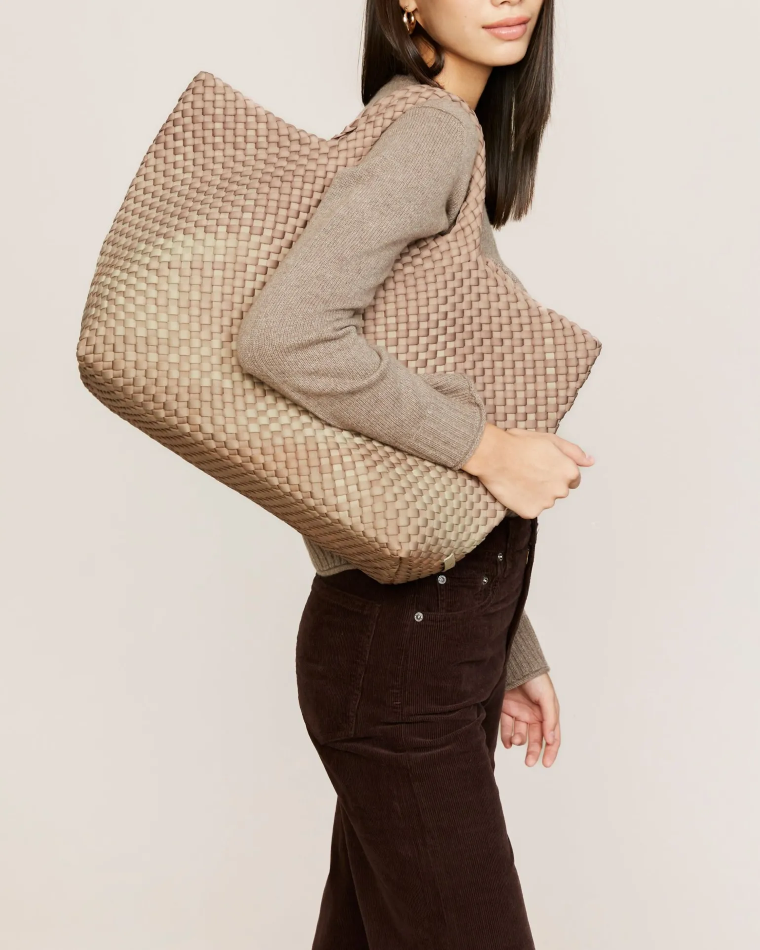 Totes<NAGHEDI St. Barths Large Tote Graphic Ombre Bronzed