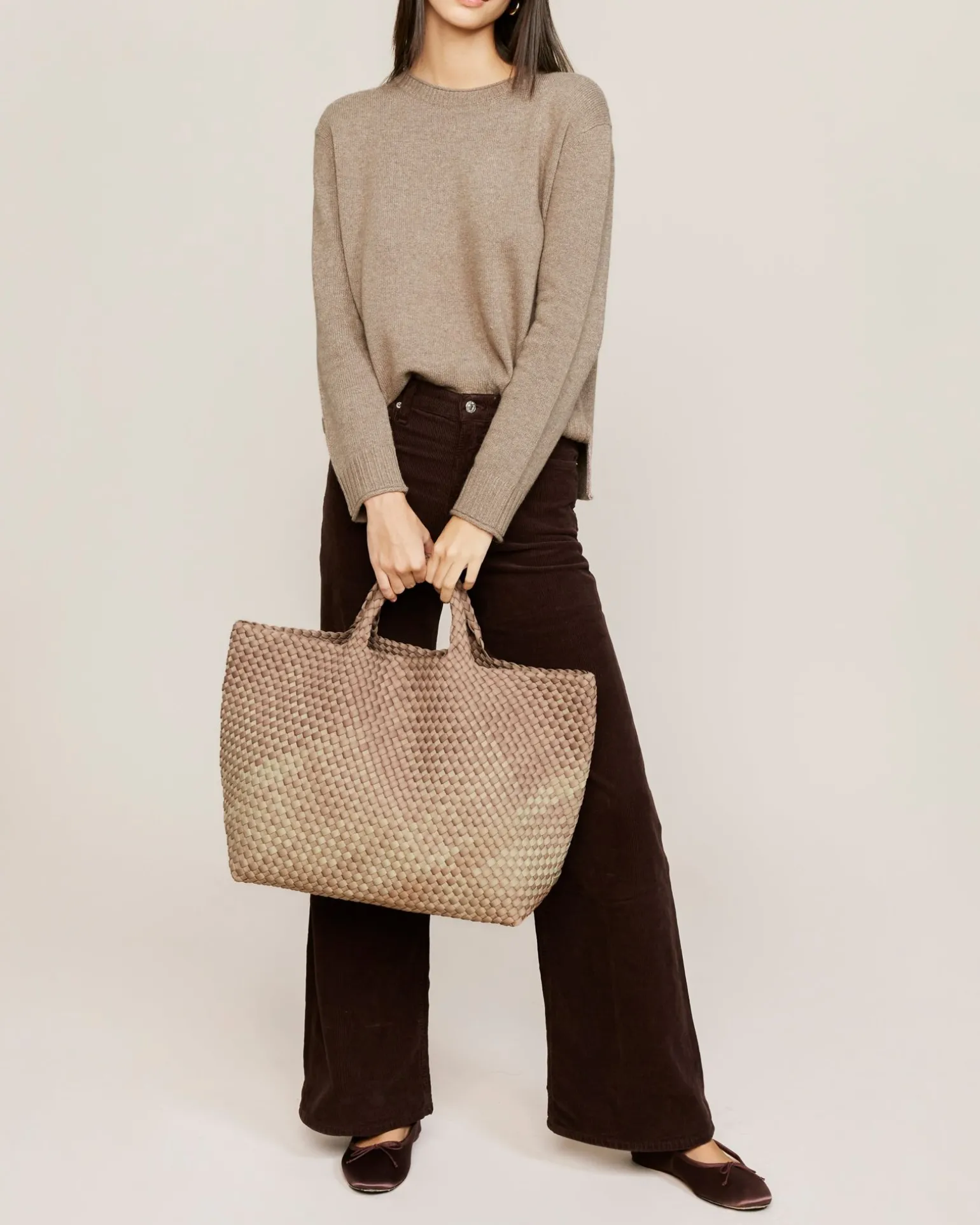 Totes<NAGHEDI St. Barths Large Tote Graphic Ombre Bronzed