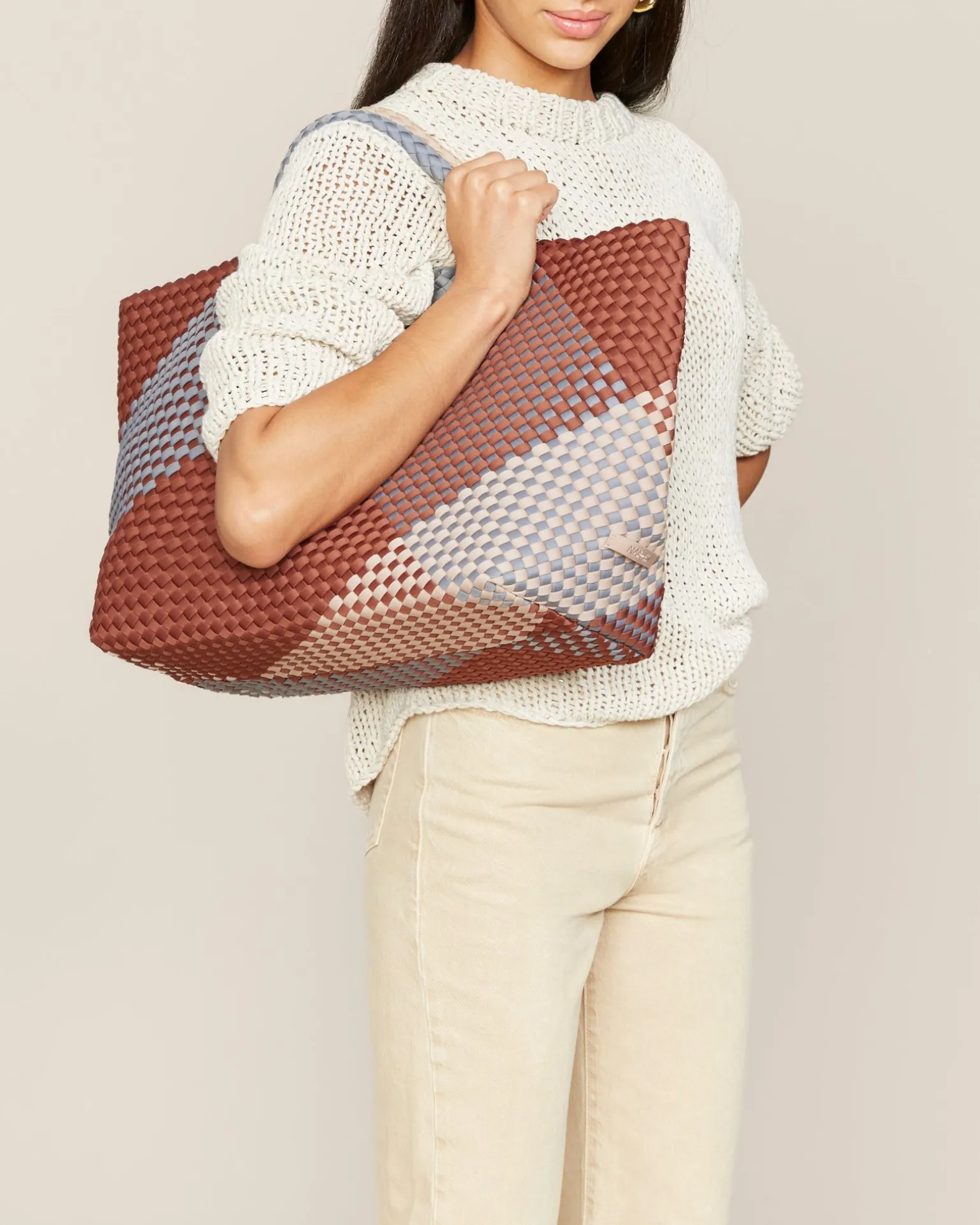 Totes<NAGHEDI St. Barths Large Tote Graphic Geo Taos