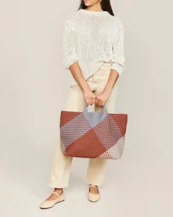 Totes<NAGHEDI St. Barths Large Tote Graphic Geo Taos