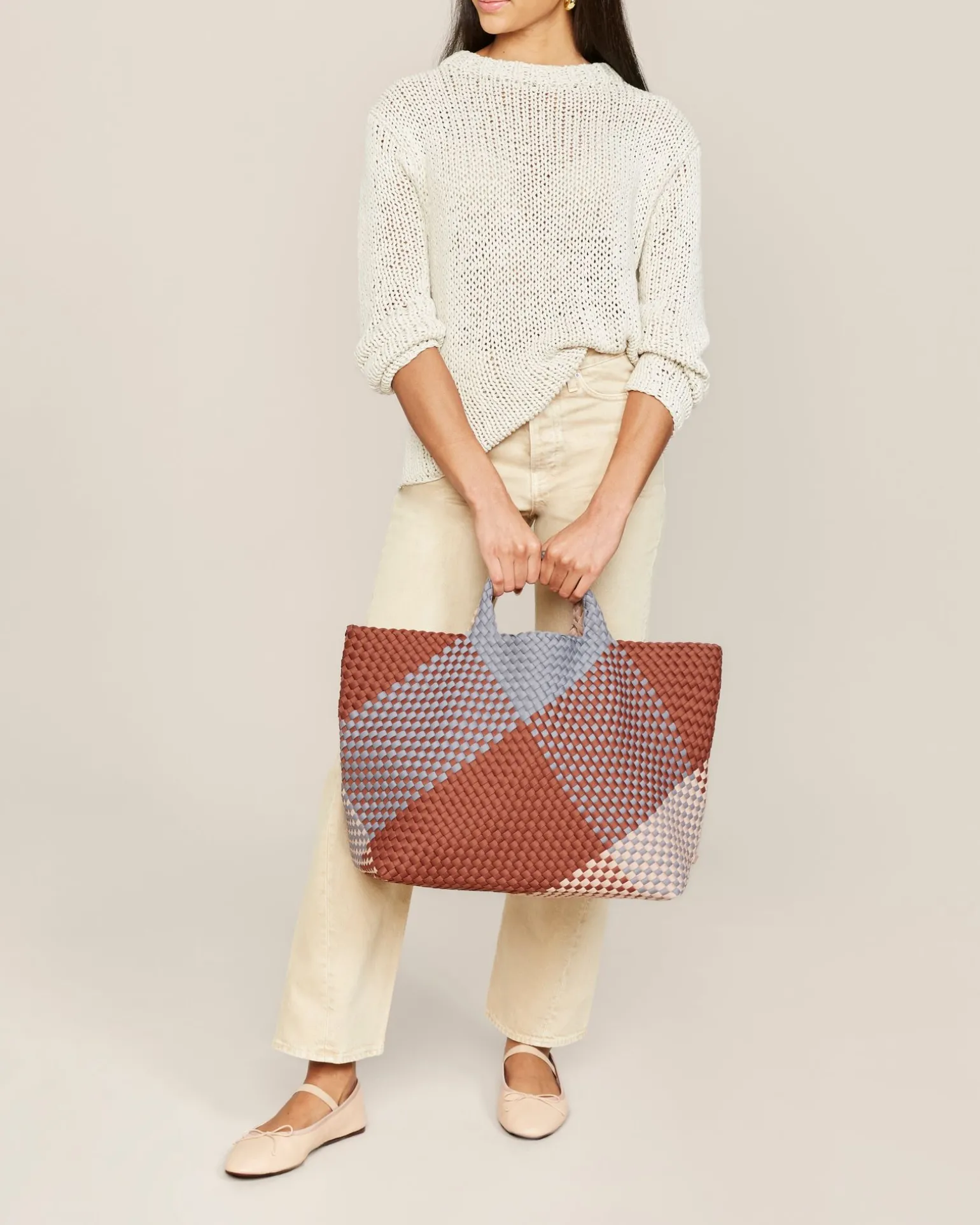 Shoulder Bags<NAGHEDI St. Barths Large Tote Graphic Geo Taos
