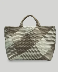 Totes<NAGHEDI St. Barths Large Tote Plaid Santa Fe