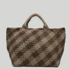 Totes<NAGHEDI St. Barths Large Tote Plaid Driftwood
