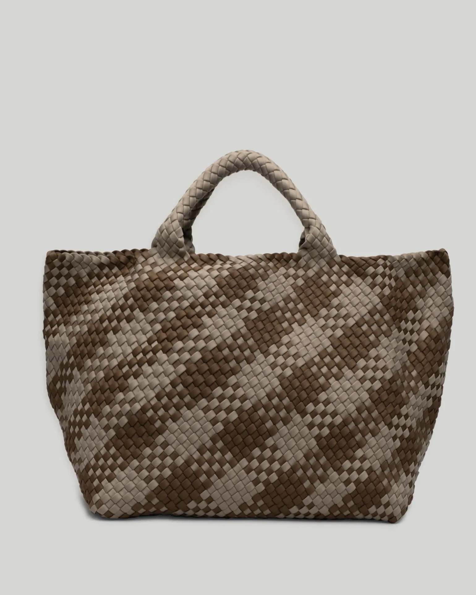 Totes<NAGHEDI St. Barths Large Tote Plaid Driftwood