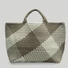 Shoulder Bags<NAGHEDI St. Barths Large Tote Plaid Santa Fe