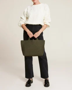 Shoulder Bags<NAGHEDI St. Barths Medium Tote Olive
