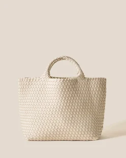 Shoulder Bags<NAGHEDI St. Barths Medium Tote Ecru