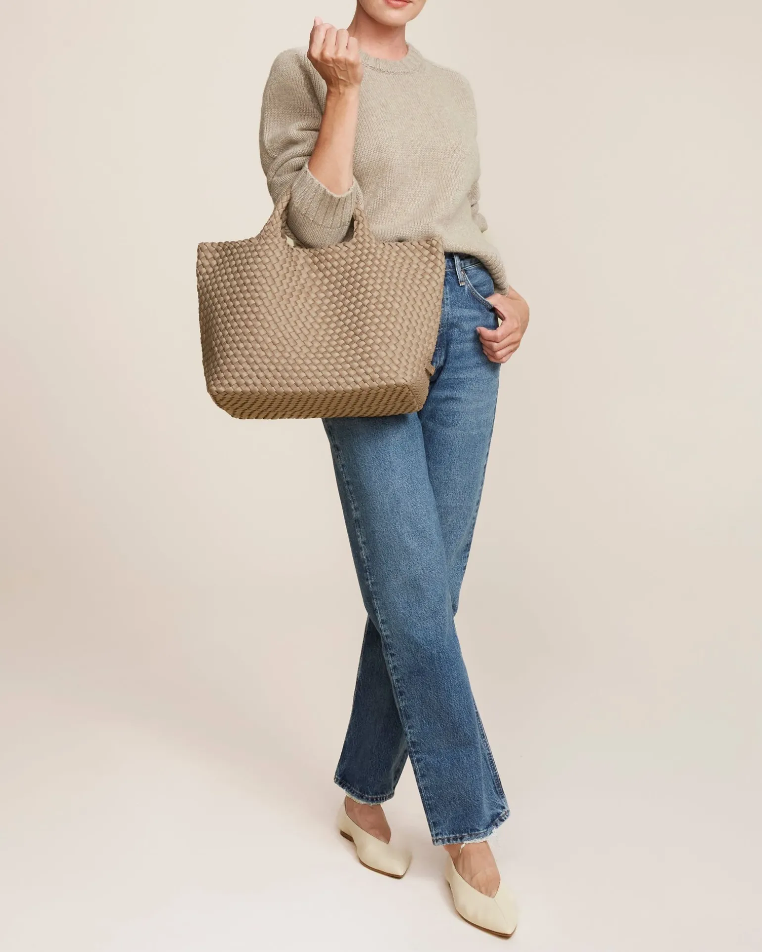Totes<NAGHEDI St. Barths Medium Tote Cashmere