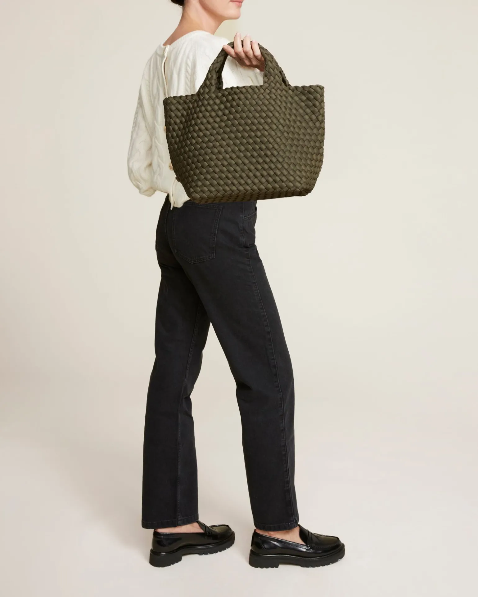 Totes<NAGHEDI St. Barths Medium Tote Olive