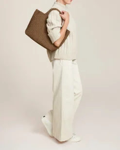 Shoulder Bags<NAGHEDI St. Barths Medium Tote Mink