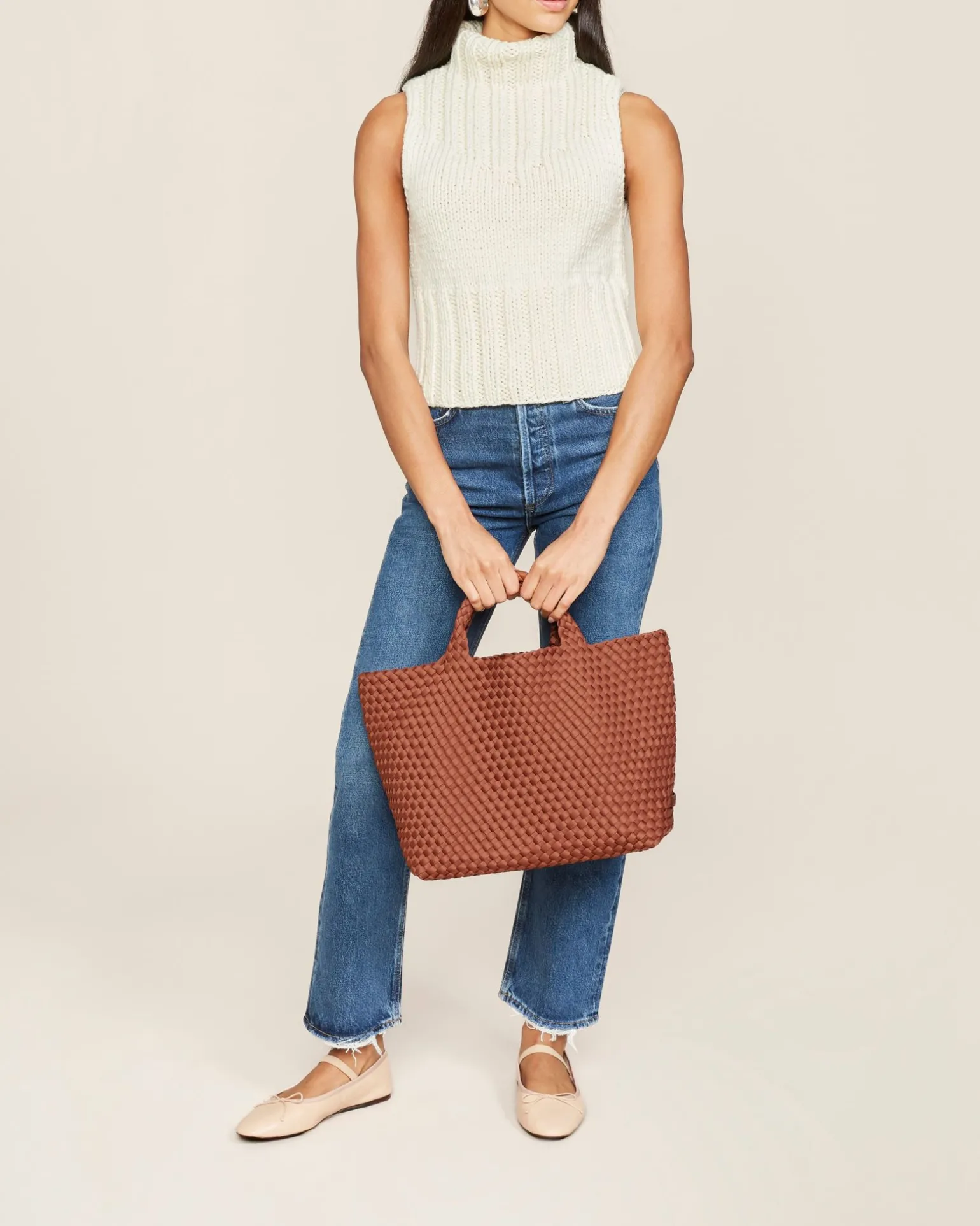 Totes<NAGHEDI St. Barths Medium Tote Adobe