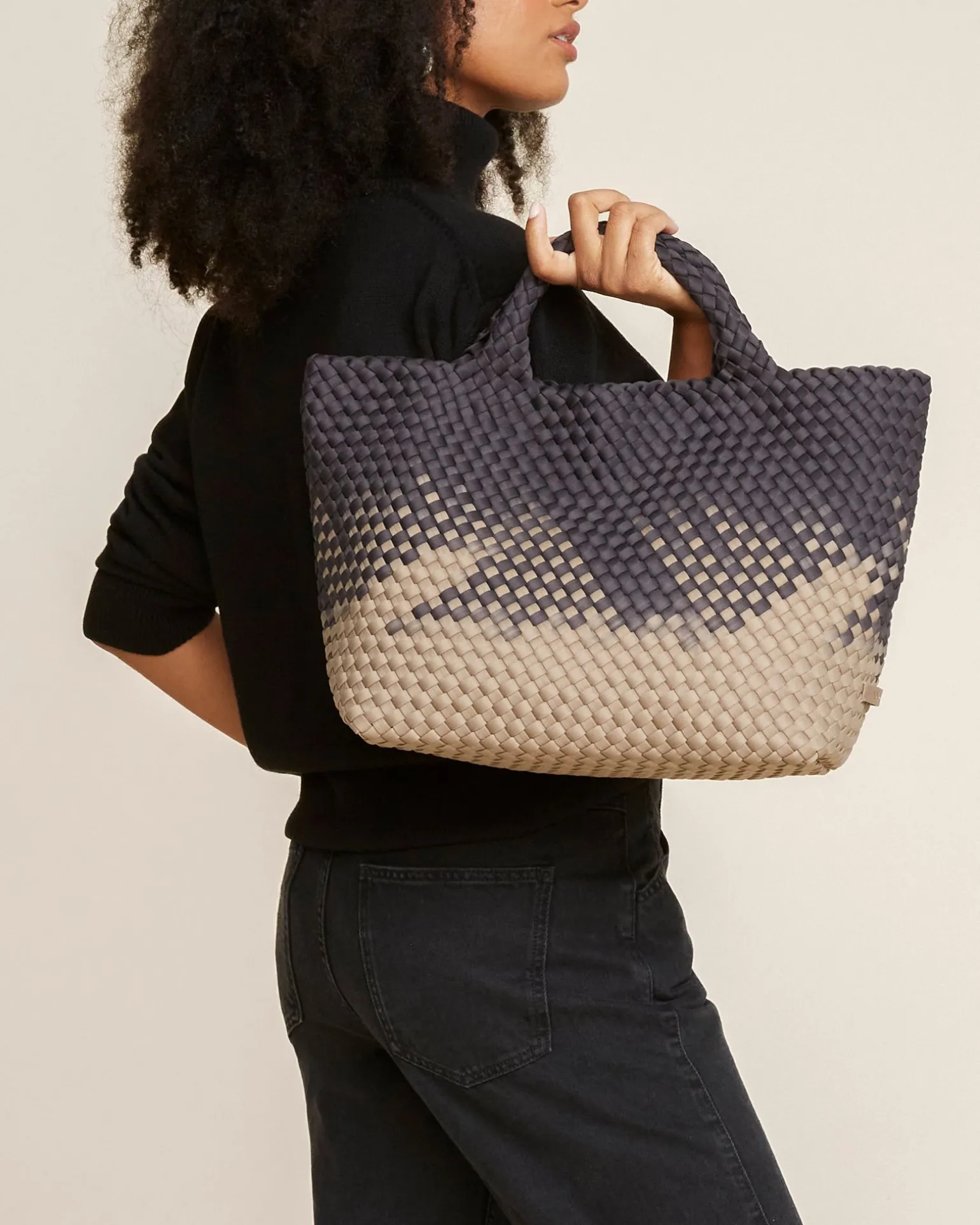 Totes<NAGHEDI St. Barths Medium Tote Graphic Ombre Mahal