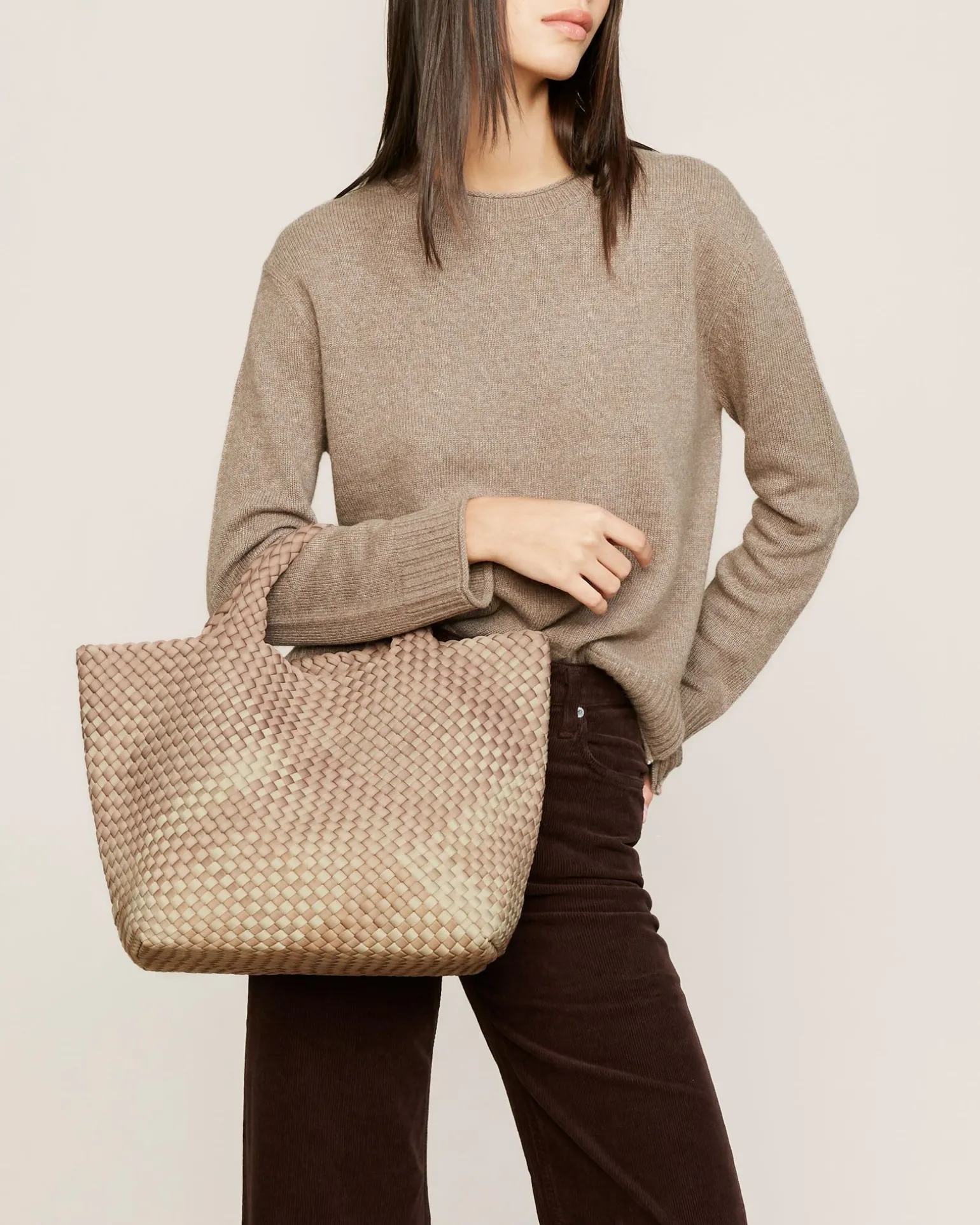 Totes<NAGHEDI St. Barths Medium Tote Graphic Ombre Bronzed