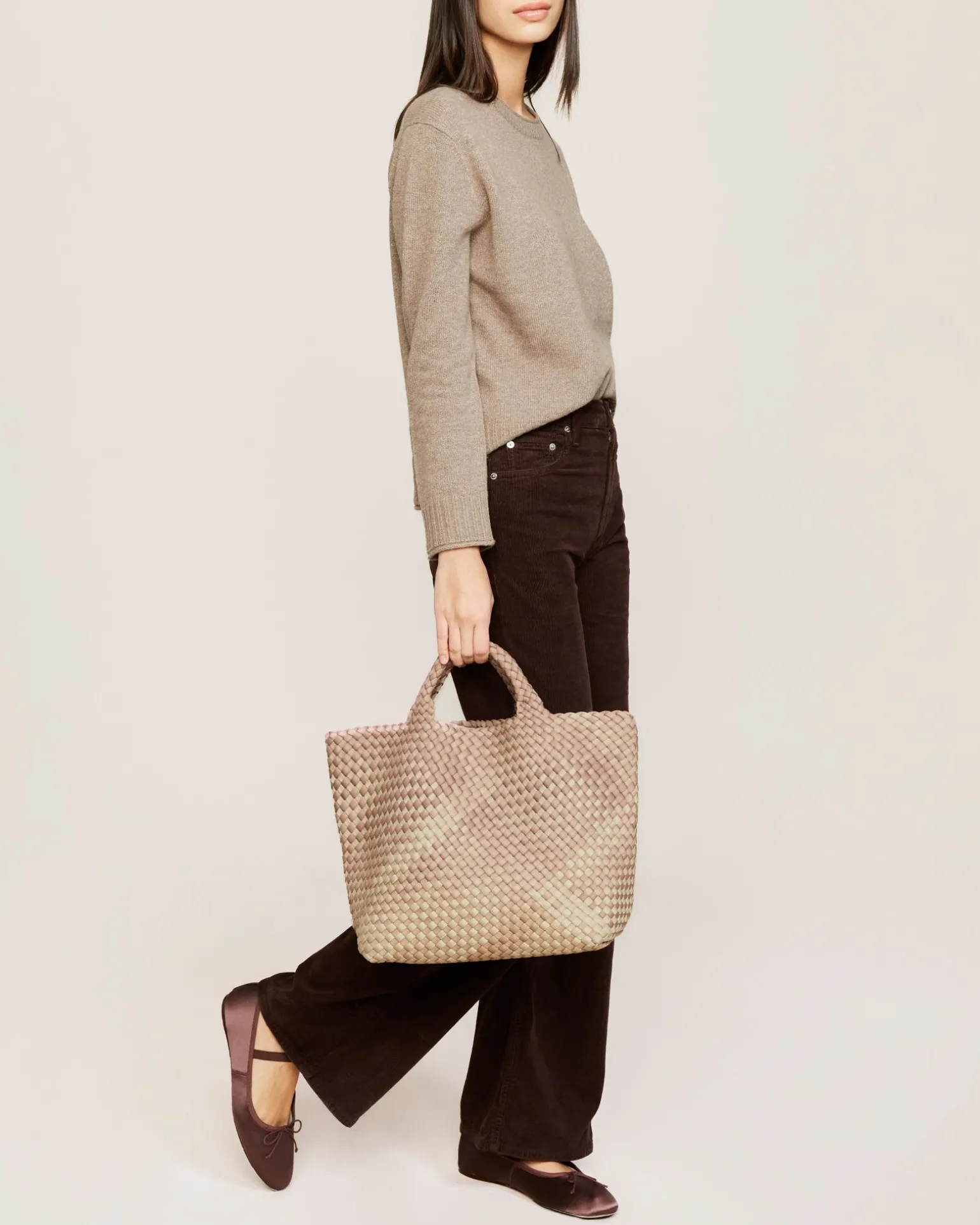 Totes<NAGHEDI St. Barths Medium Tote Graphic Ombre Bronzed