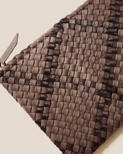 Shoulder Bags<NAGHEDI St. Barths Medium Tote Plaid Mojave