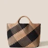 Shoulder Bags<NAGHEDI St. Barths Medium Tote Plaid Cabana